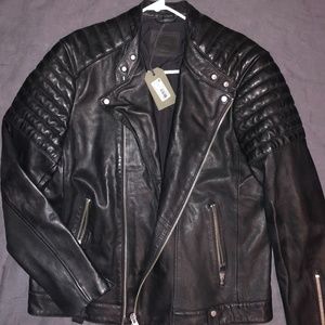 All Saints Jasper Leather Biker Jacket